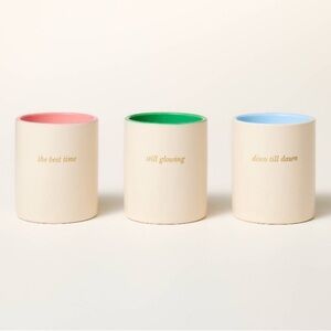 Kate Spade Target X Sold Out set of 3 candles